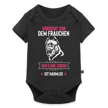Cane Corso - Baby Premium Kurzarmbody - Schwarz - Vorne