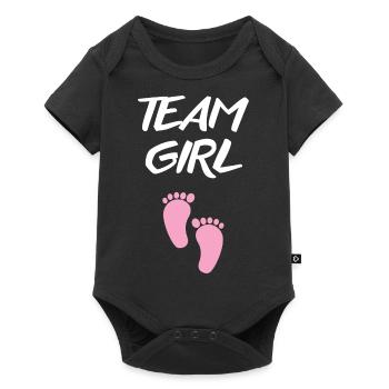 Ça va être une fille ! - Body à manches courtes Premium Bébé - noir - Devant