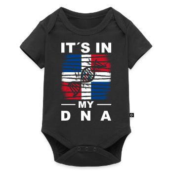 Dominican Republic Flag Dom Rep Flag Trip - Baby Premium short-sleeve bodysuit - black - Front