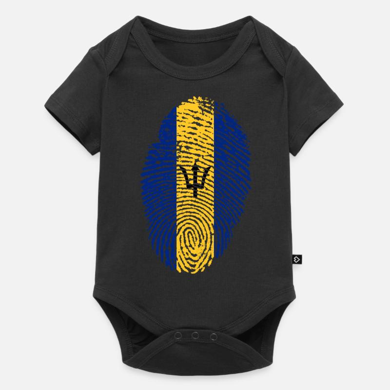 Barbados - Baby Premium Kurzarmbody - Schwarz