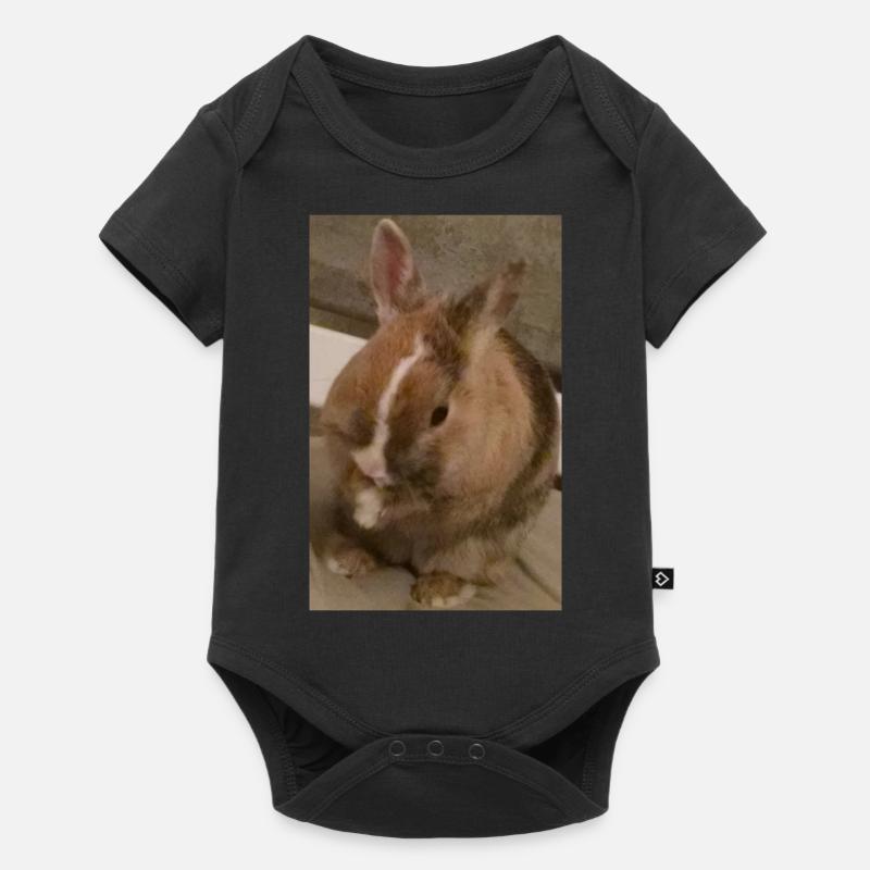 Lapin - Body à manches courtes Premium Bébé - noir
