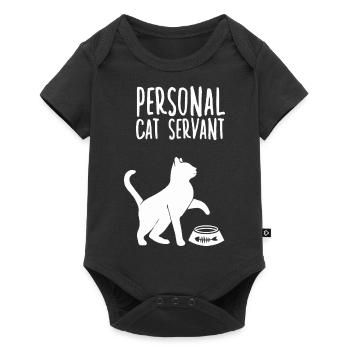 Accessoires pour chat Mignon Chat Disant Idée cadeau - Body à manches courtes Premium Bébé - noir - Devant