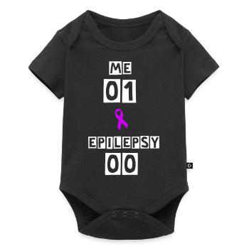 Me: 1, Epilepsy: Nil! - Baby Premium short-sleeve bodysuit - black - Front