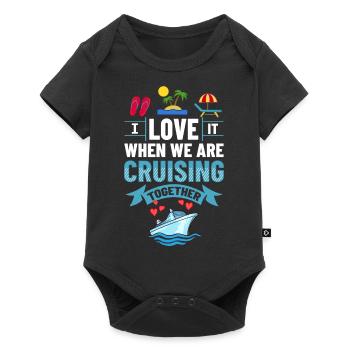 Croisière Croisière Croisière Croisière - Body à manches courtes Premium Bébé - noir - Devant
