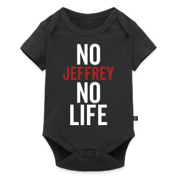 Nein Jeffrey Kein Leben - Baby Premium Kurzarmbody - Schwarz - Vorne