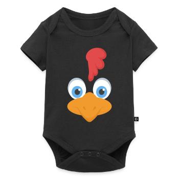 Rooster Costume 3 - Baby Premium short-sleeve bodysuit - black - Front
