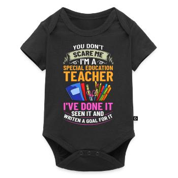 Special education Special education Promoting special needs - Baby Premium short-sleeve bodysuit - black - Front