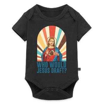 Torwart Fantasy Football Rugby Torwart Sport - Baby Premium Kurzarmbody - Schwarz - Vorne