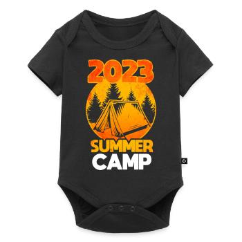 Summer Camp 2023 Camping Scouts - Baby Premium short-sleeve bodysuit - black - Front