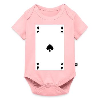Ace Leaf - Image - Body à manches courtes Premium Bébé - rose - Devant