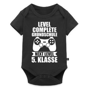 Zocker Gamer Fünftklässler Fünfte Klasse - Baby Premium Kurzarmbody - Schwarz - Vorne