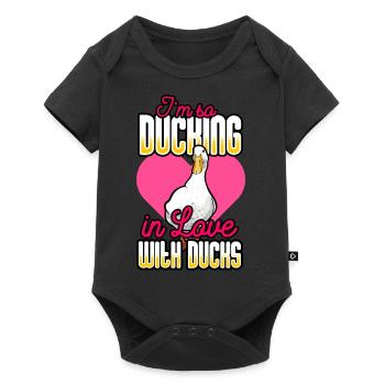 Ducks - I'm So Ducking In Love With Ducks - Baby Premium short-sleeve bodysuit - black - Front