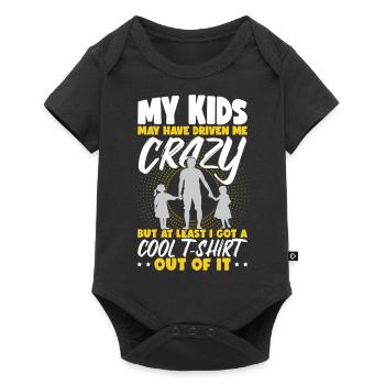 Daughter Dad Pops Fathers Day - Baby Premium short-sleeve bodysuit - black - Front