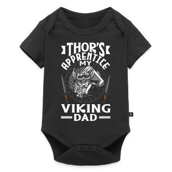 Thor's Apprentice My Viking Dad Father's Day - Baby Premium Kurzarmbody - Schwarz - Vorne