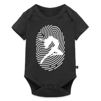 Dancing Dance Music - Baby Premium short-sleeve bodysuit - black - Front