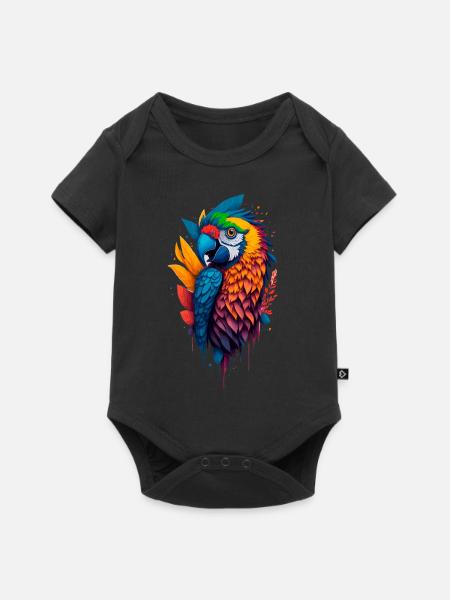 Ara - Baby Premium Kurzarmbody - Schwarz