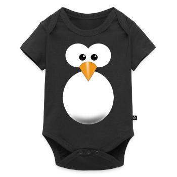 Penguin - Baby Premium short-sleeve bodysuit - black - Front