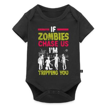 Costume d'amant de zombie pour Halloween drôle - Body à manches courtes Premium Bébé - noir - Devant