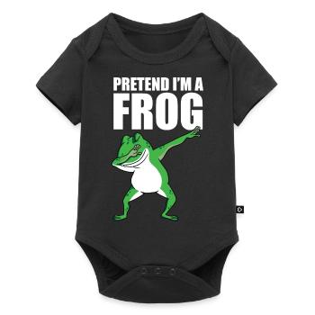 Amphibian Funny Pretend I'm A Frog Dabbing Toad - Baby Premium short-sleeve bodysuit - black - Front