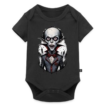 un vampire à grosse tête 6 - Body à manches courtes Premium Bébé - noir - Devant