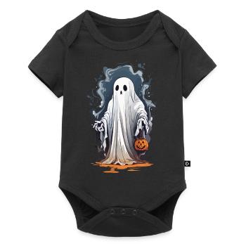 Halloween Witching Hour Ghost Seeking Candy - Baby Premium short-sleeve bodysuit - black - Front