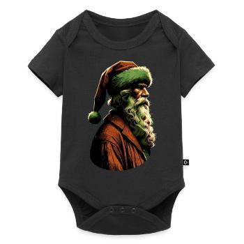 Artistes du Père Noël | Saint-Nicolas Acteur - Body à manches courtes Premium Bébé - noir - Devant