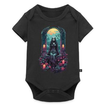 Occult Gothic Witch Magical Gloomy Halloween - Baby Premium short-sleeve bodysuit - black - Front