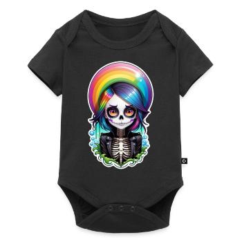 Halloween - Rock & Rainbow - Baby Premium short-sleeve bodysuit - black - Front