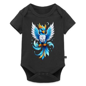 Phenix - Phoenix - Firebird - Baby Premium short-sleeve bodysuit - black - Front