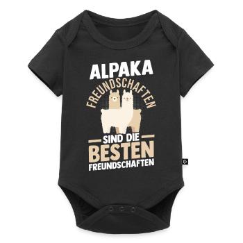 Alpaga - Body à manches courtes Premium Bébé - noir - Devant
