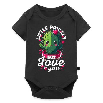 A little prickly but I love you - Cute cactus - Baby Premium short-sleeve bodysuit - black - Front