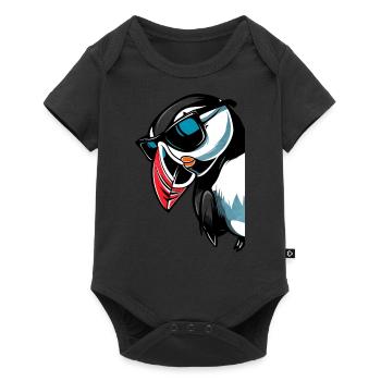 Gift for Atlantic Puffins - Baby Premium short-sleeve bodysuit - black - Front