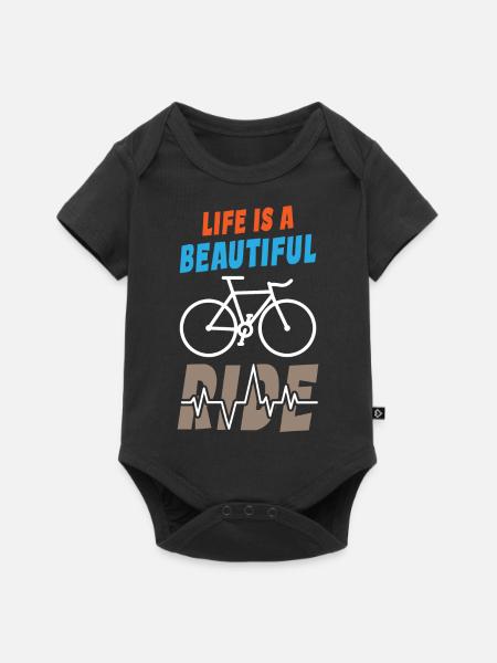 Life is Beautiful Ride - Baby Premium Kurzarmbody - Schwarz