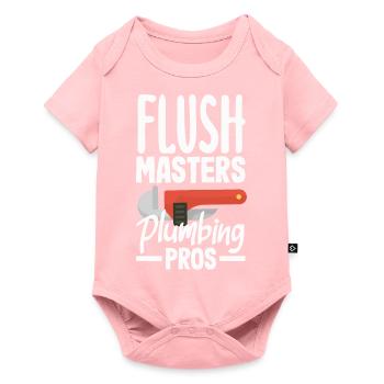 Flush Masters Plumbing Pros Expert Plumber - Baby Premium short-sleeve bodysuit - rose - Front