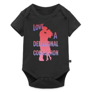 Couple Partners Engagement Wedding Valentine Lover - Baby Premium short-sleeve bodysuit - black - Front