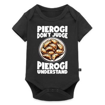 Pierogi Poland Polish Food Pierogies - Baby Premium short-sleeve bodysuit - black - Front
