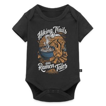 Camping Amateurs de Ramen - Body à manches courtes Premium Bébé - noir - Devant
