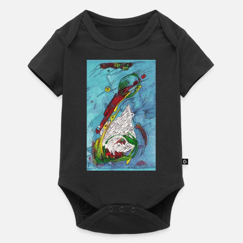 FUNtasie - Body à manches courtes Premium Bébé - noir