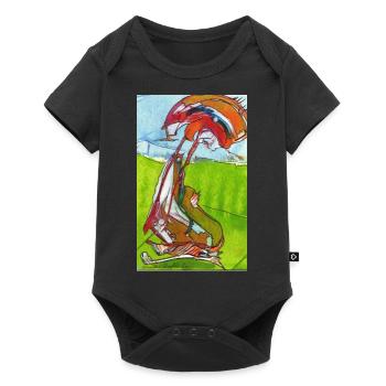 FUNtasie - Baby Premium short-sleeve bodysuit - black - Front