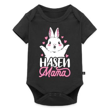 Mom Bunny Mother's Day Gift Easter Bunny Mom - Baby Premium short-sleeve bodysuit - black - Front