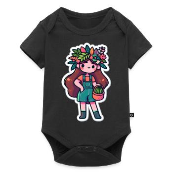 PLANT LADY - Baby Premium short-sleeve bodysuit - black - Front