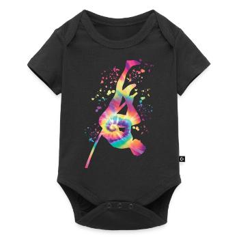 Perchiste Enfant Saut à la perche - Body à manches courtes Premium Bébé - noir - Devant