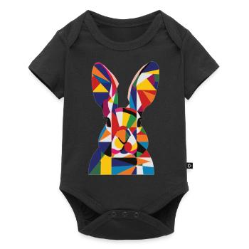 Lapin - Body à manches courtes Premium Bébé - noir - Devant