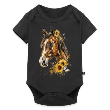 Clydesdale - Body à manches courtes Premium Bébé - noir - Devant