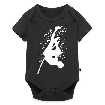 Perchiste Enfant Saut à la perche - Body à manches courtes Premium Bébé - noir - Devant