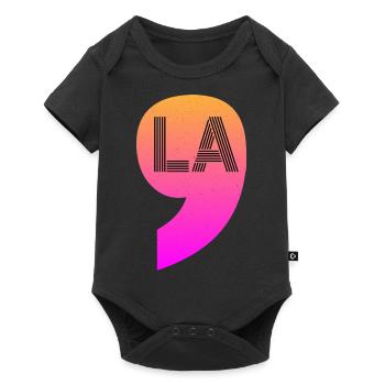 virgule la1 - Body à manches courtes Premium Bébé - noir - Devant