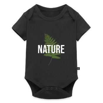 nature - Body à manches courtes Premium Bébé - noir - Devant