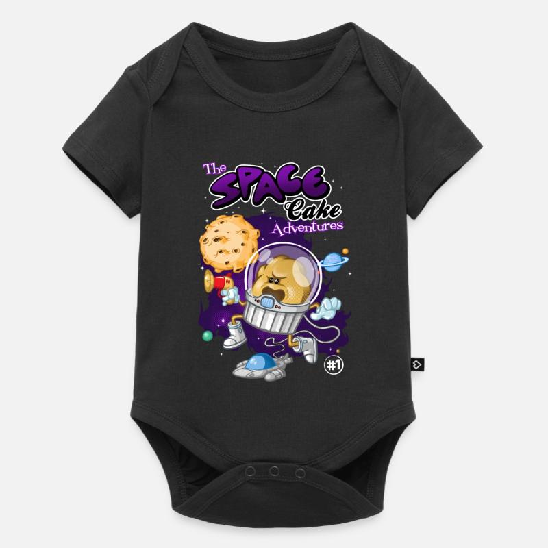 Space cake - Body à manches courtes Premium Bébé - noir