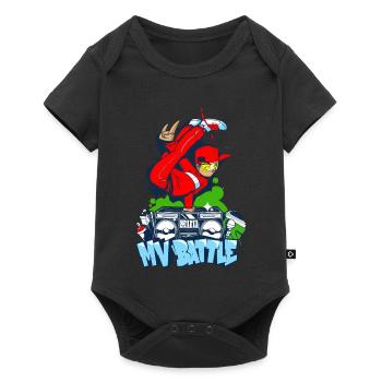 Breakdance B-Boy Streetdance Design Hip Hop Dance - Baby Premium short-sleeve bodysuit - black - Front
