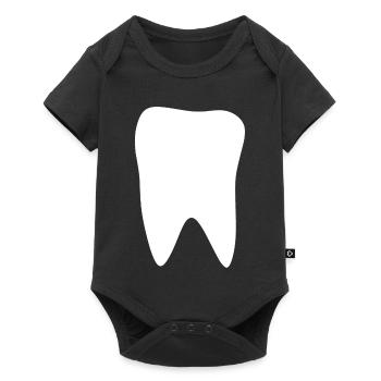 Tooth, Teeth, Dentist - Baby Premium short-sleeve bodysuit - black - Front